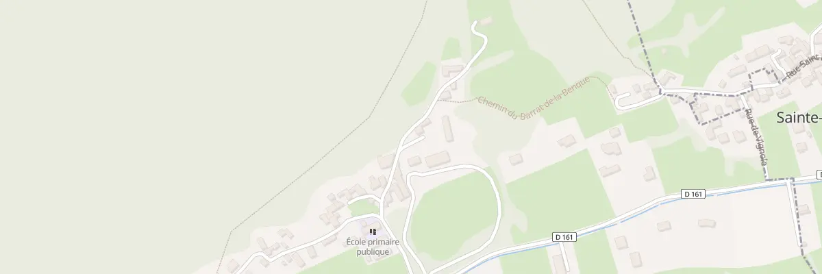 Plan du 8 Che du Barat de la Benque à Siradan