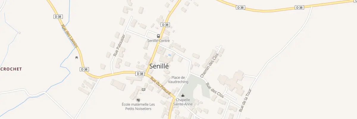 Plan du 4 Rue Vaudreching à Senillé-Saint-Sauveur