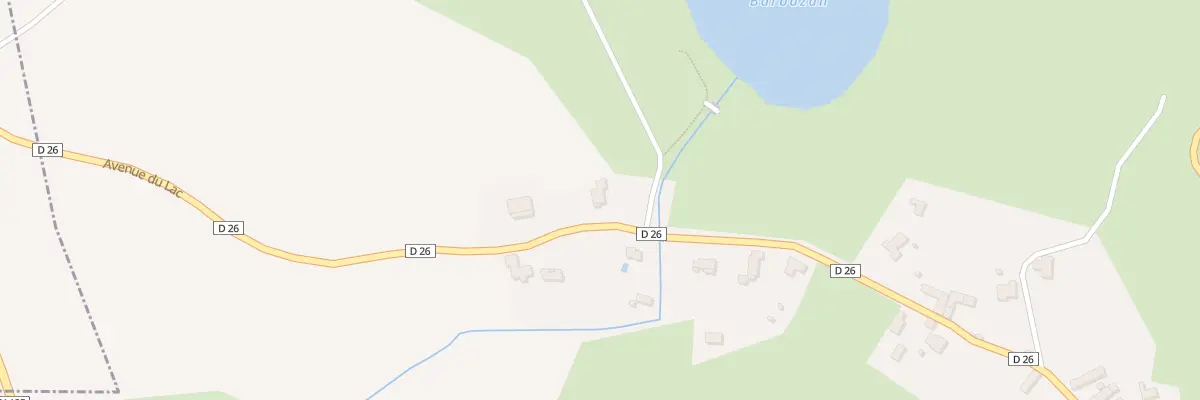 Plan du 30 Av du Lac à Barbazan