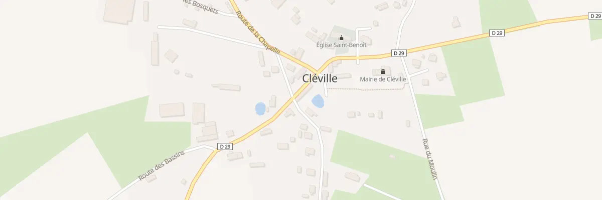 Plan du 1 Imp du Chemin de Fer à Cléville