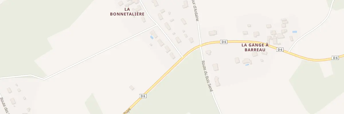 Plan du 1 Rue de la Tenue à Bonnes