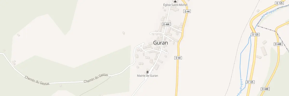 Plan du 62 Rue Carraou à Guran