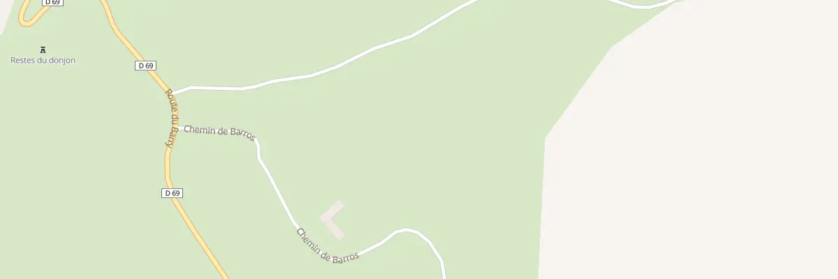 Plan du 311 Che de Barros à Larroque