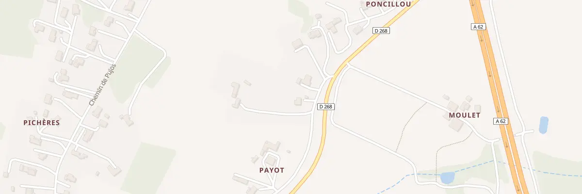 Plan du 8 Che de Marret à Moirax
