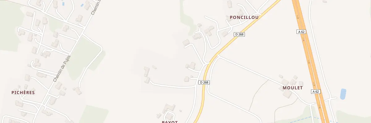 Plan du 6 Chem de Marret à Moirax