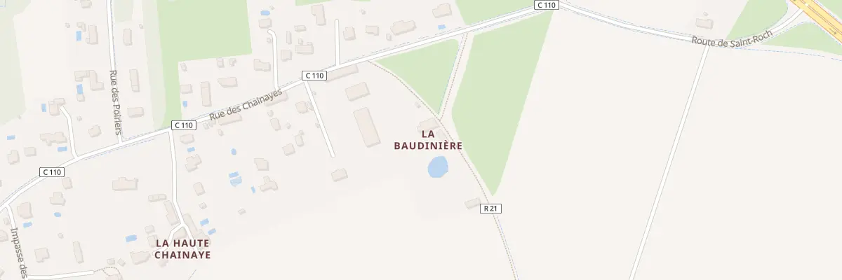 Plan du 2 Rue des Chainayes à La Membrolle-sur-Choisille