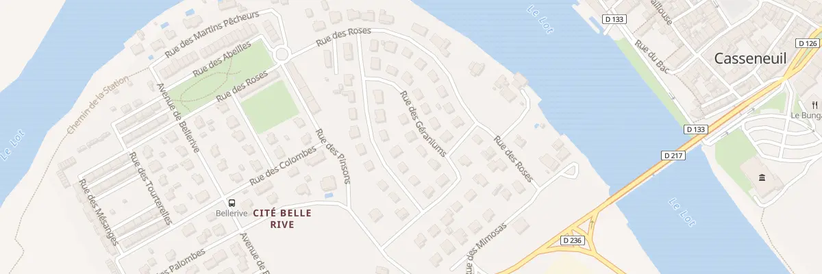 Plan du 8 Rue des Géraniums à Casseneuil
