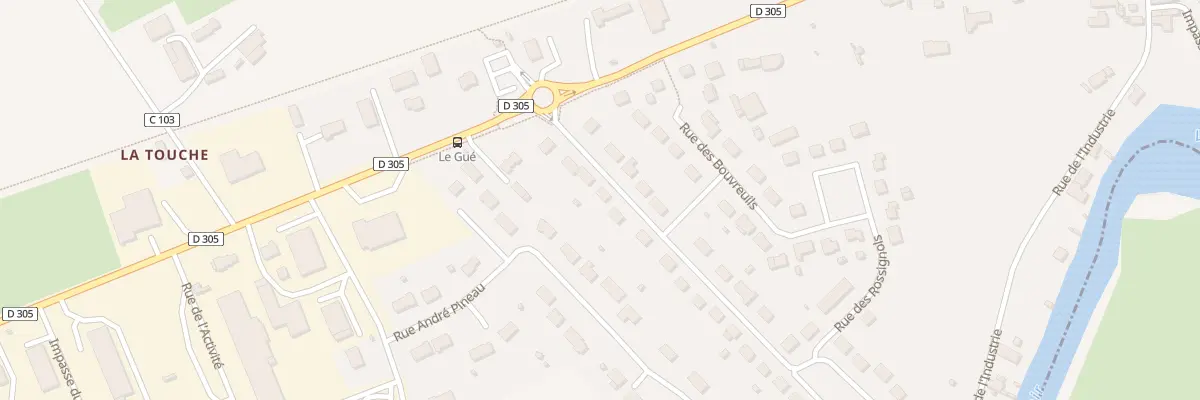 Plan du 8 Rue des Chardonnerets à Loir en Vallée