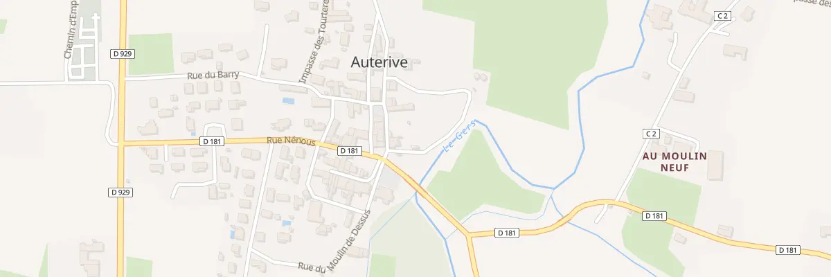 Plan du 2 Rue de Las Pachères à Auterive