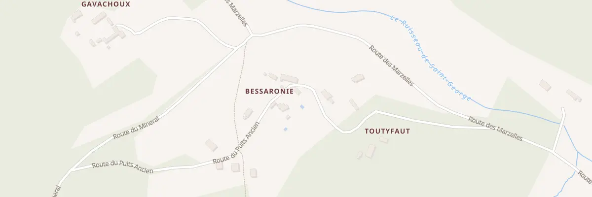 Plan du 415 Rte du Puits Ancien à Saint-Georges-de-Montclard