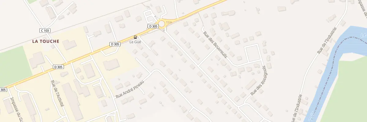 Plan du 10 Rue des Chardonnerets à Loir en Vallée