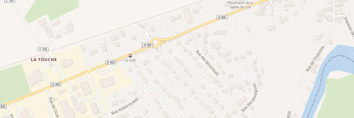 Plan du 3 Rue des Chardonnerets à Loir en Vallée