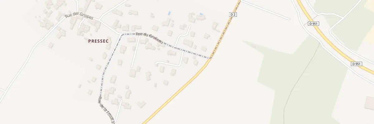 Plan du 20 Rue du Grolleau à Chauvigny