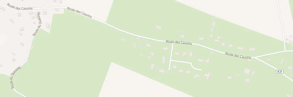 Plan du 21 Rte des Cauvins à Valletot