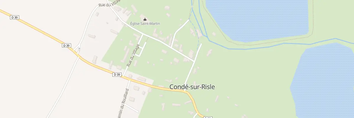Plan du 6 Rue du Village à Condé-sur-Risle