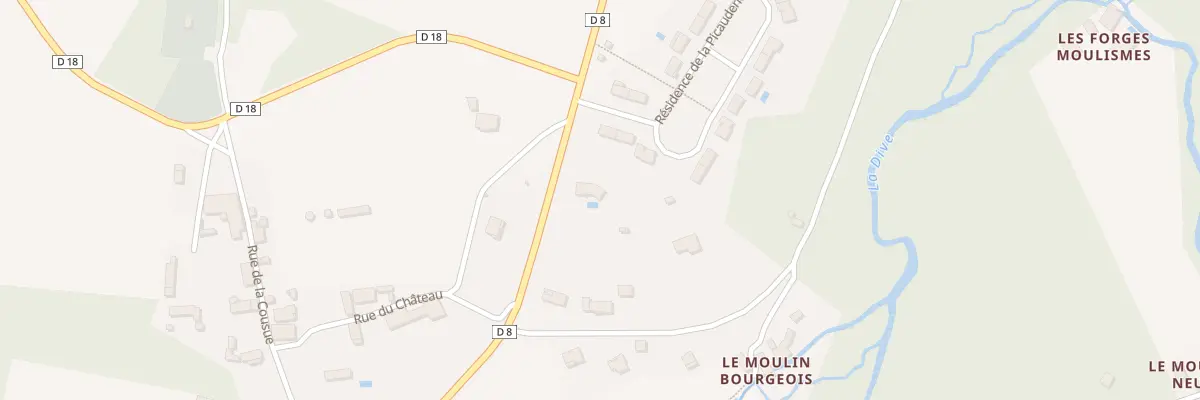 Plan du 8 Rue de la Dame Blanche à Valdivienne
