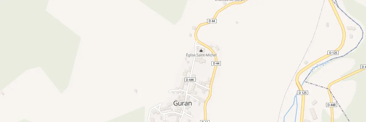 Plan du 68 Le Village à Guran