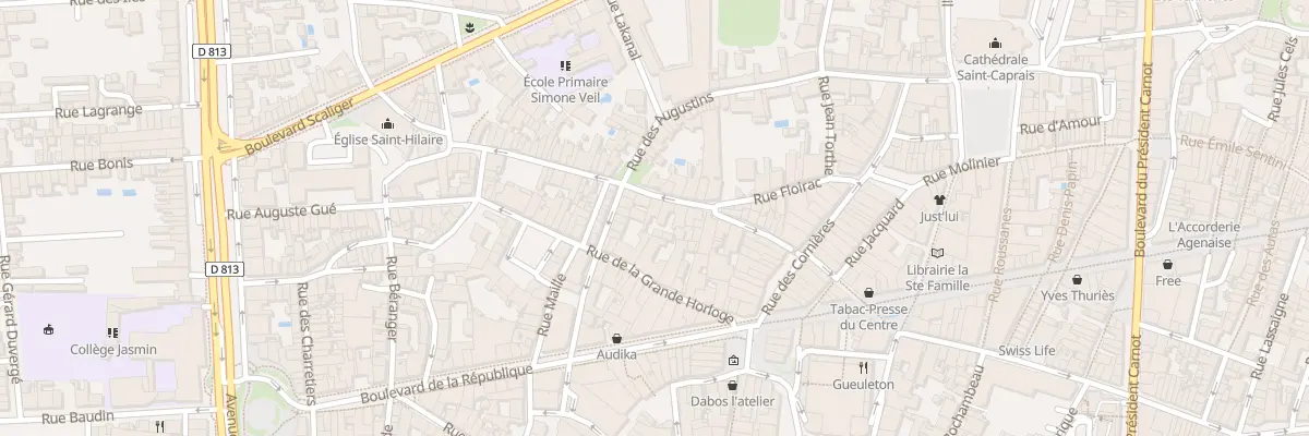 Plan du 4 Rue Puits du Saumon à Agen