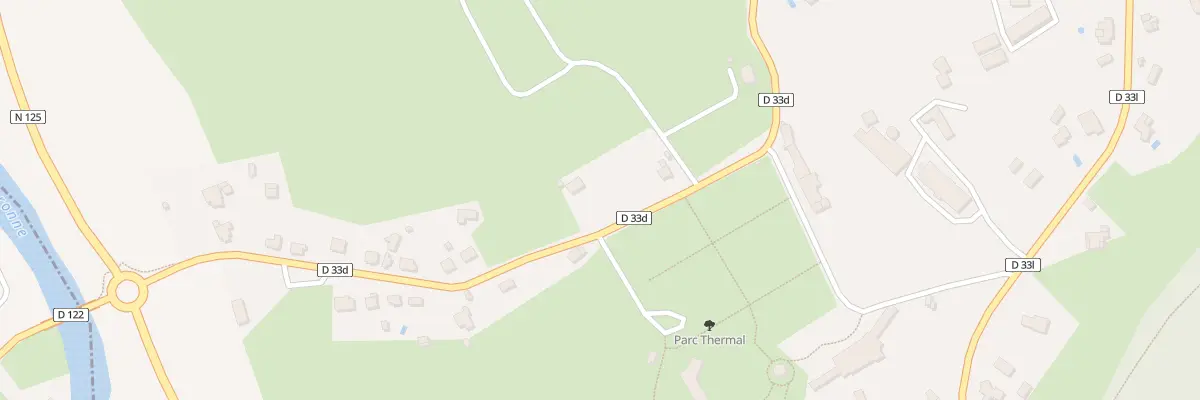Plan du 8 Av des Thermes à Barbazan
