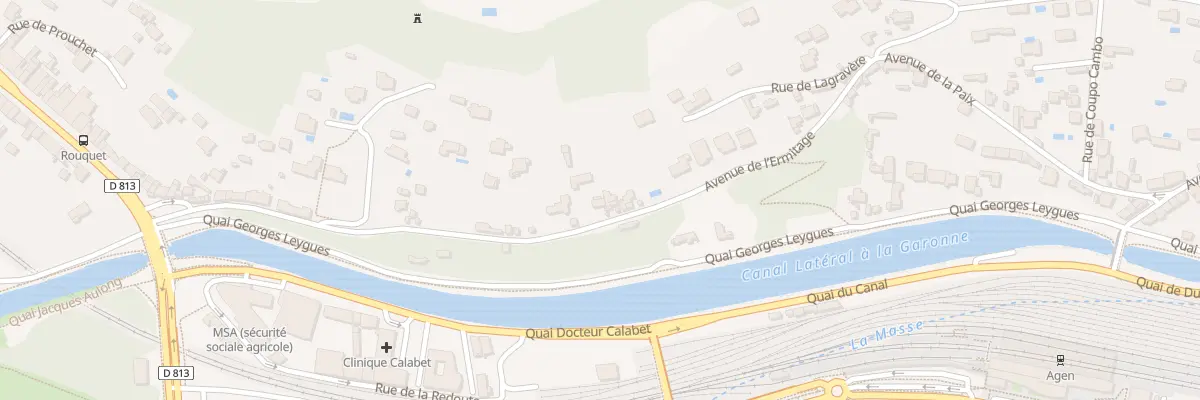 Plan du 45 Av de l’Ermitage à Agen
