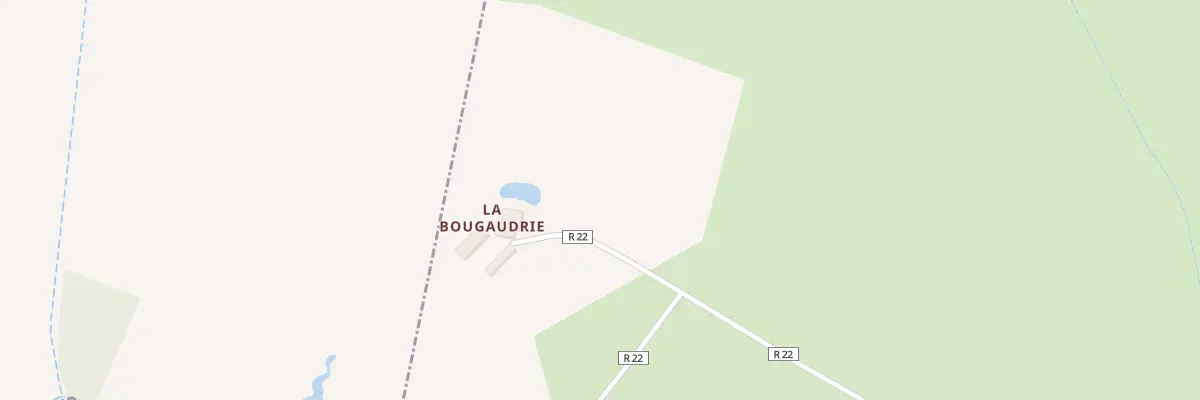Plan du 152 La Bougaudrie à Villeperdue