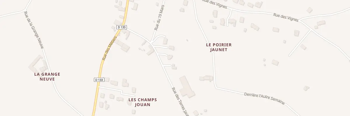 Plan du 9 Rue Terres Jaunes à Senillé-Saint-Sauveur