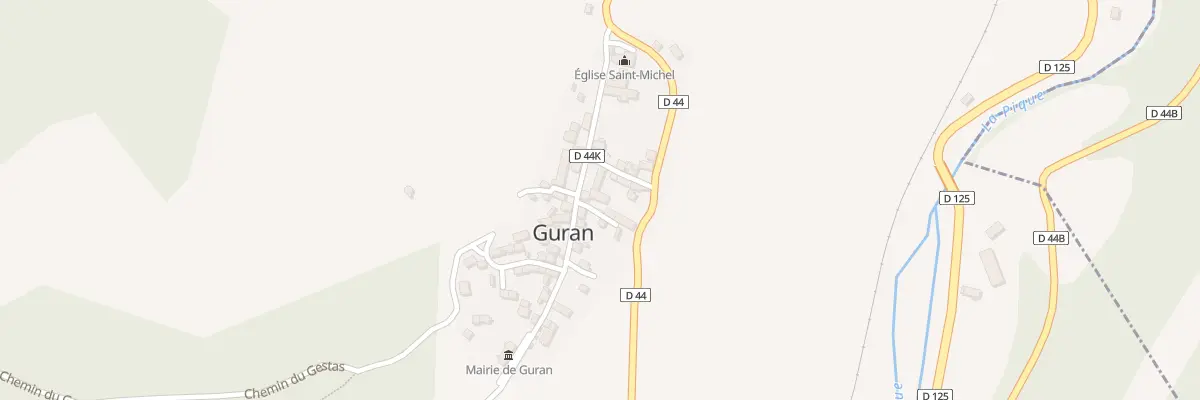 Plan du 37 Le Village à Guran