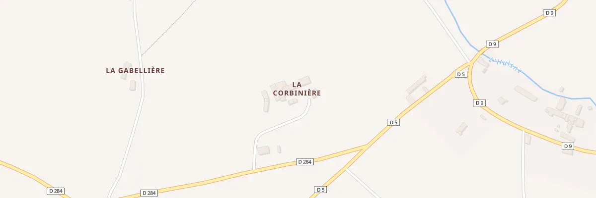 Plan du 202 La Corbiniere à Mauves-sur-Huisne