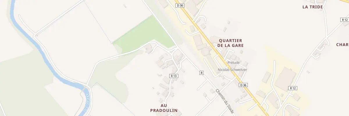 Plan du 5888 Au Pradoulin à Lectoure