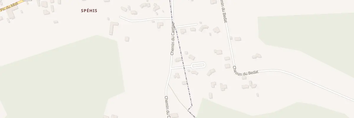 Plan du 133 Spehis à Clarac