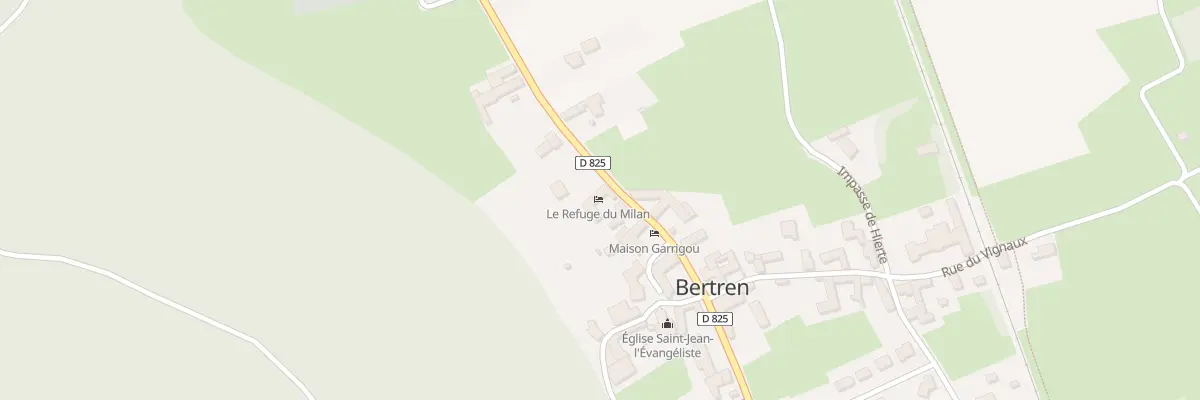 Plan du 40 Rue Nationale à Bertren