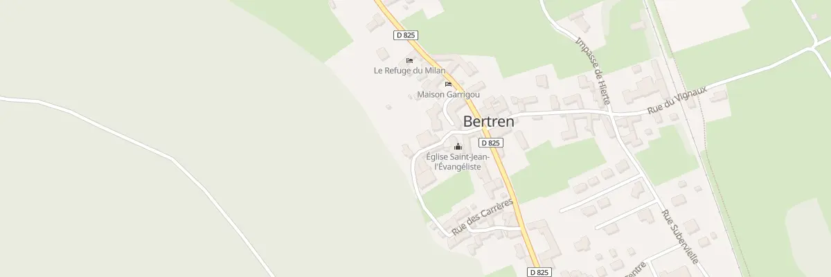 Plan du 6 Rue de l’Eglise à Bertren