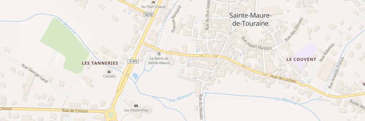 Plan du 16 Rue de Loches à Sainte-Maure-de-Touraine