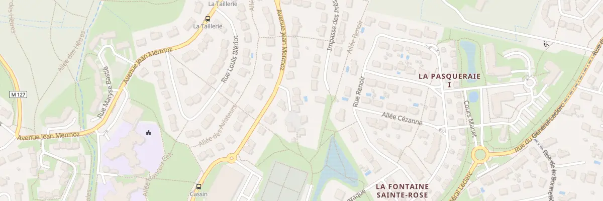 Plan du 5 Sq Jean Mermoz à Ballan-Miré