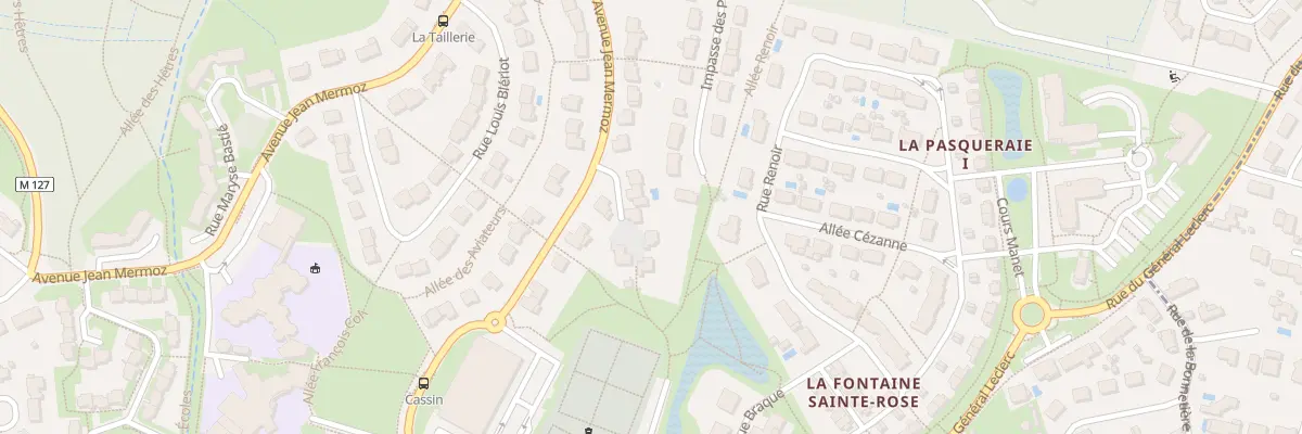 Plan du 4 Sq Jean Mermoz à Ballan-Miré