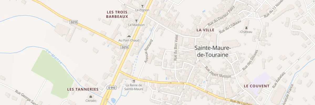Plan du 4 Rue de la Métairie à Sainte-Maure-de-Touraine