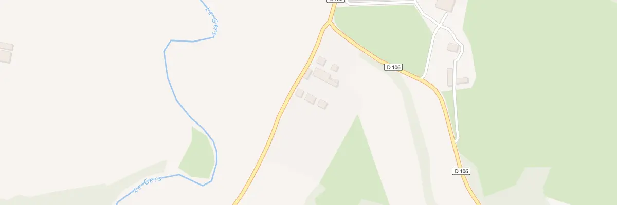 Plan du 510 Rte de la Poutge à Sansan
