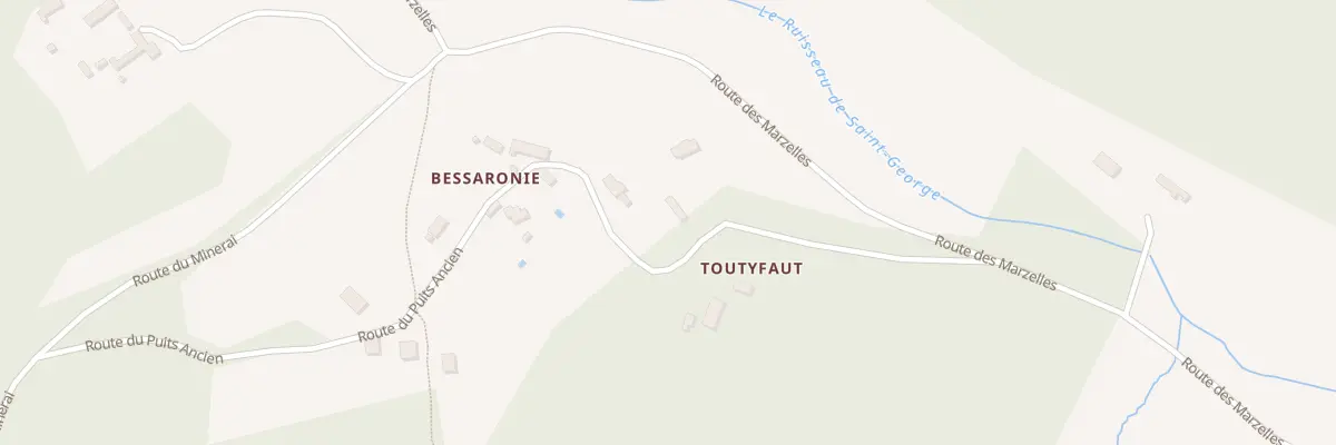 Plan du 300 Rte du Puits Ancien à Saint-Georges-de-Montclard