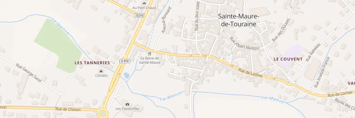 Plan du 18 Rue de Loches à Sainte-Maure-de-Touraine