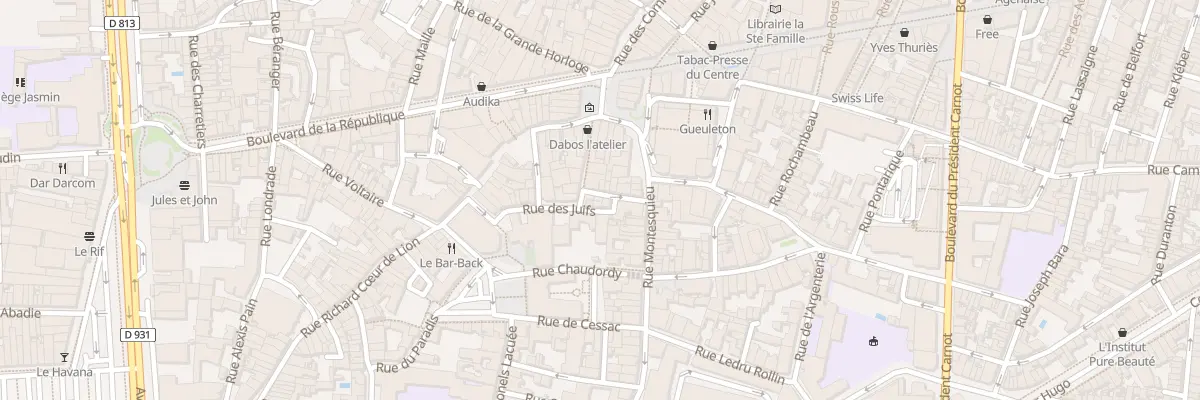 Plan du 4 Rue Lagrille à Agen
