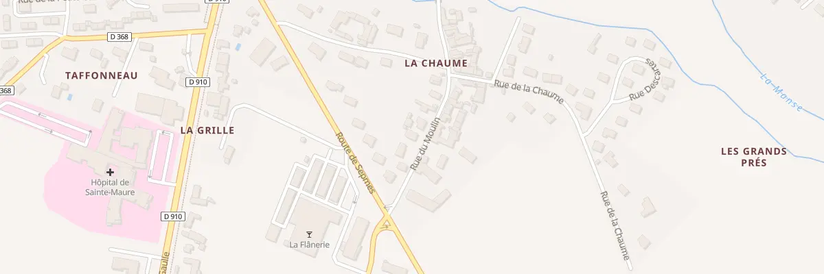 Plan du 38A Rue du Moulin à Sainte-Maure-de-Touraine