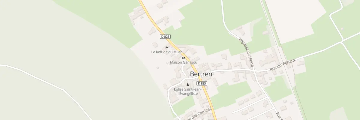 Plan du 44 Rue Nationale à Bertren