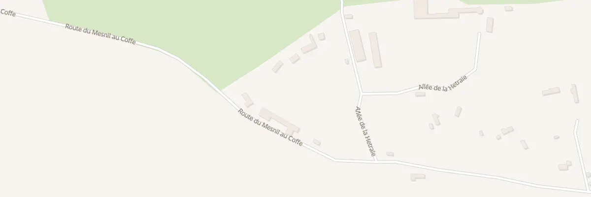 Plan du 5074 Le Mesnil au Coffre Hameau à Trouville-Alliquerville
