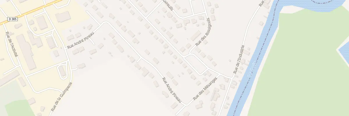 Plan du 26 Rue des Chardonnerets à Loir en Vallée