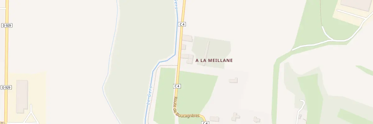 Plan du 415 Rte de Boucagnères à Auterive