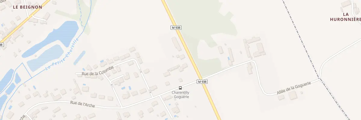 Plan du 865 Rte du Mans à Charentilly