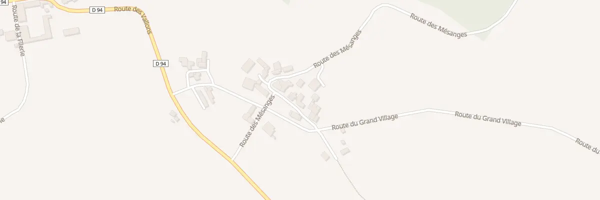 Plan du Grand Village à Saint-Martin-le-Pin