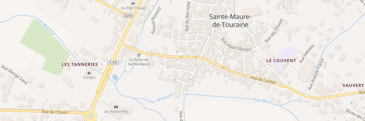 Plan du 26 Rue de Loches à Sainte-Maure-de-Touraine