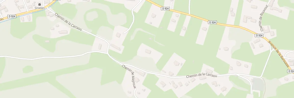 Plan du 17 Che de la Carraou à Siradan