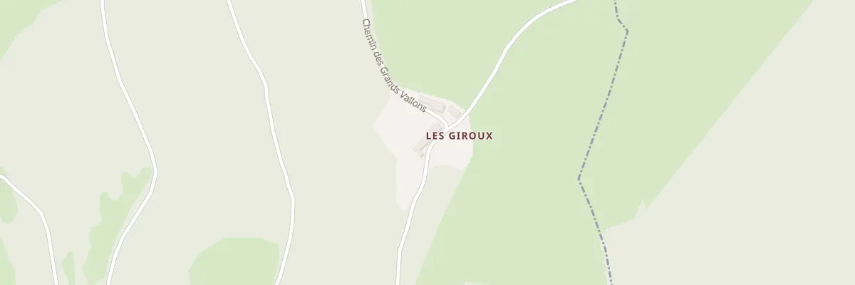Plan du 1240 Che des Grands Vallons à Bourrou